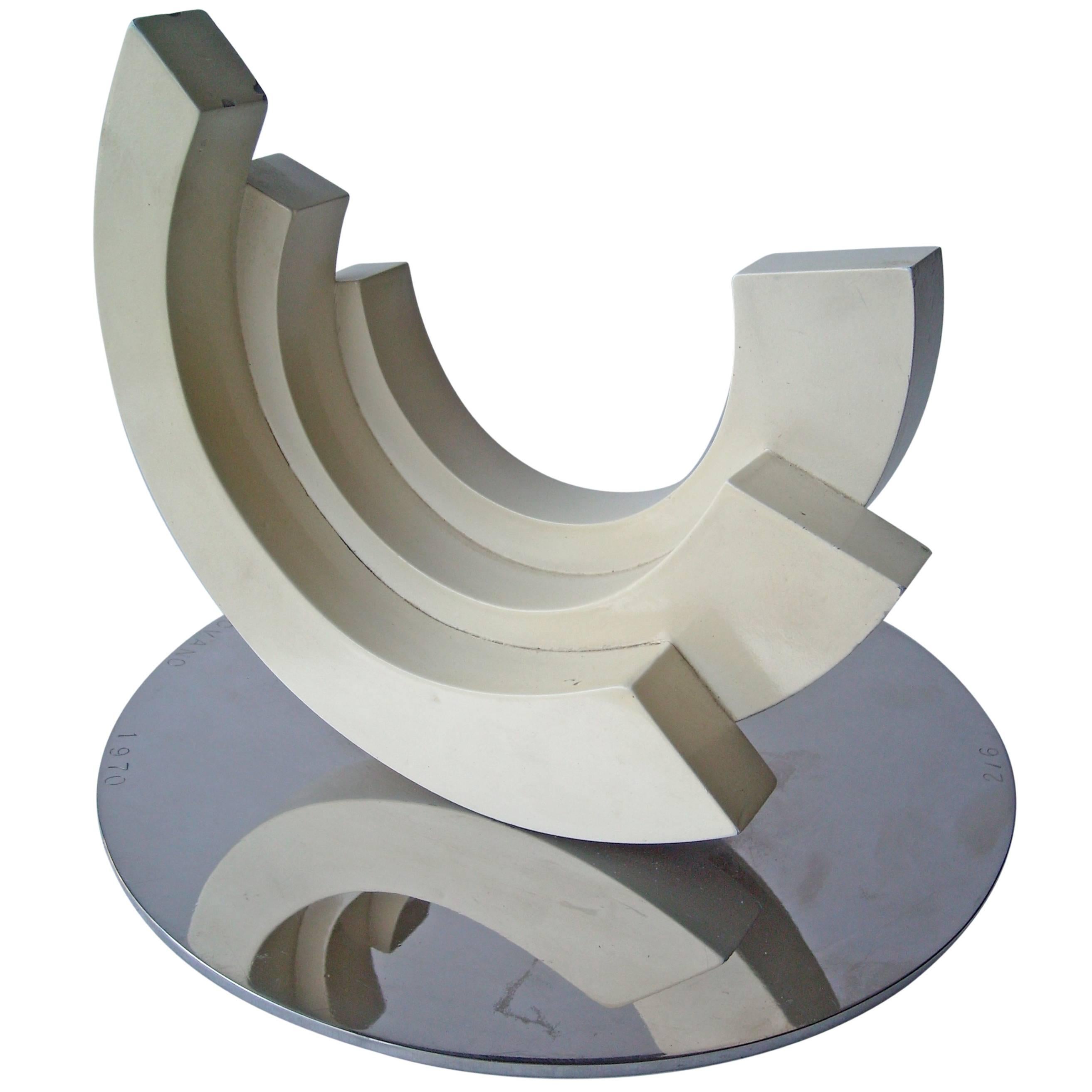 Anthony John Padovano Escultura de metal/pintura, Firmada, Fechada, Numerada
