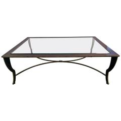 Maison Ramsay Gilded Wrought Iron Coffee Table, offered by La Porte 9