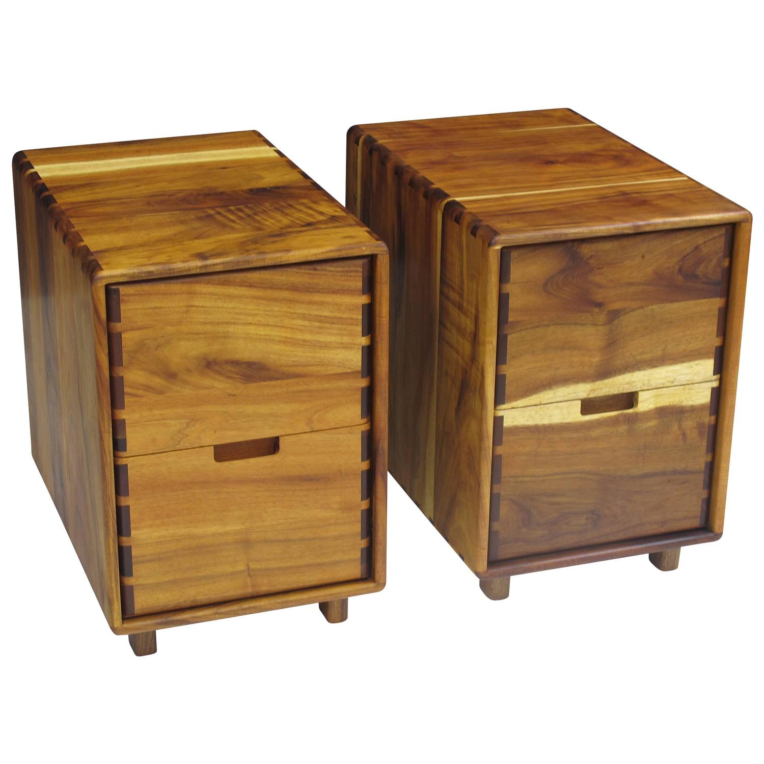 Jim Sweeney Koa Filing Cabinets For At 1stdibs