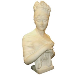 Very Fine Quality Carved Marble Bust
