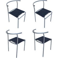 Four Café Staking Chairs by Philippe Starck for Cerruti Baleri