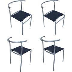 Four Café Staking Chairs by Philippe Starck for Cerruti Baleri 10