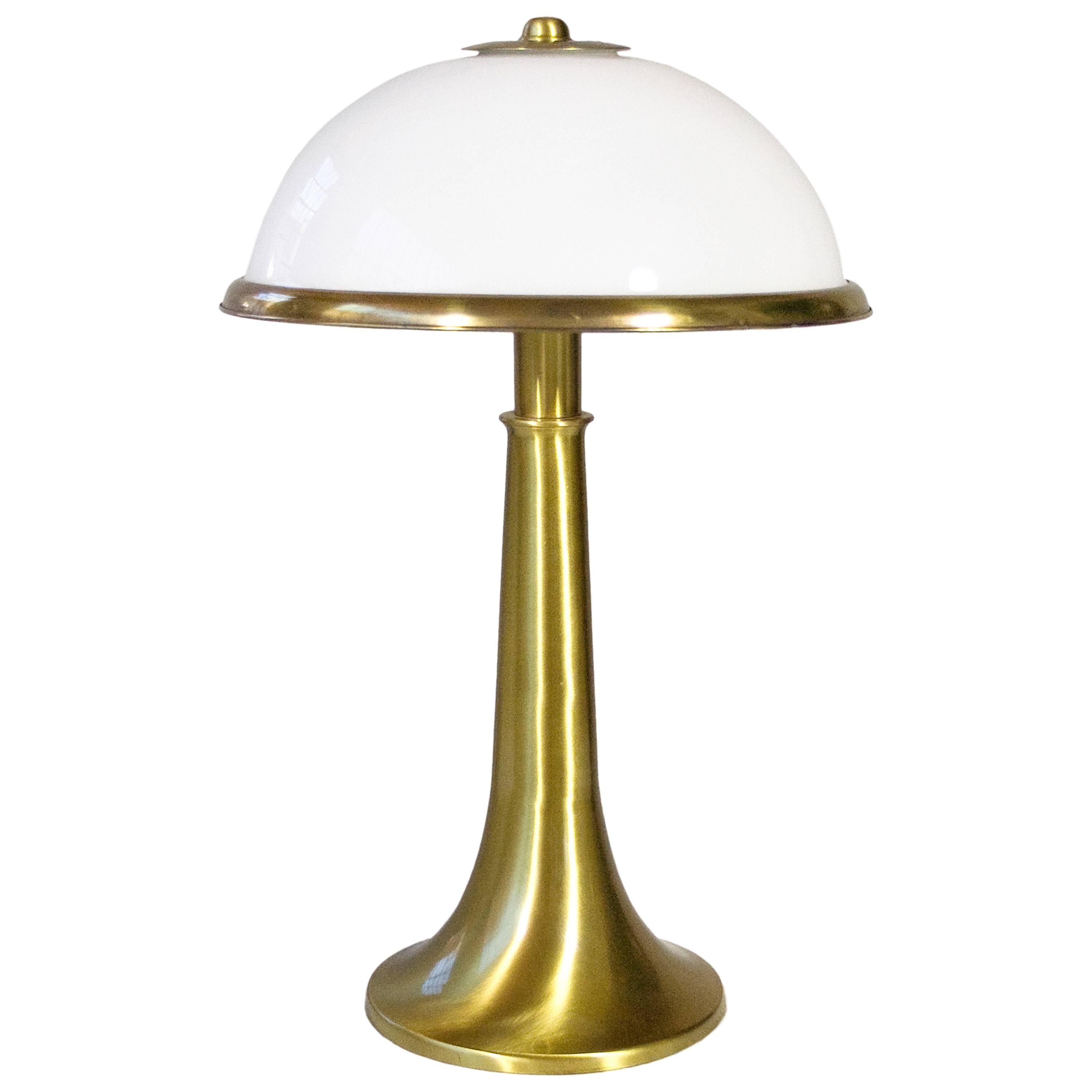 Gabriella Crespi "Signed" Brass Lamp, circa 1970, Italy