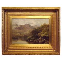 "A Lakeland Idyll" Oil on Canvas by Robert Harwood