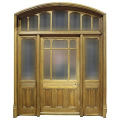 Glazed Solid Oak Entrance Way, circa 1880 11