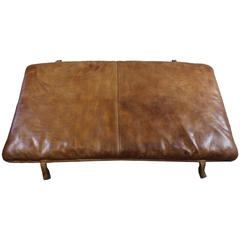 1950s Leather Gym Mat