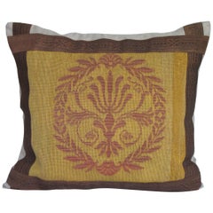 19th Century French Needlepoint Pillow by Mary Jane McCarty