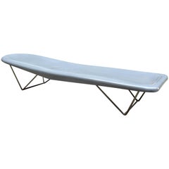 Moderne 1960er Jahre Fibrella Fiberglass Pool Chaise Lounge