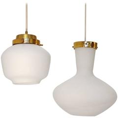 Italian Pendant Lamp from Stilnovo, 1950s, Set of Two