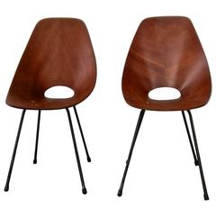 Pair of Medea Chairs, Italy, 1955