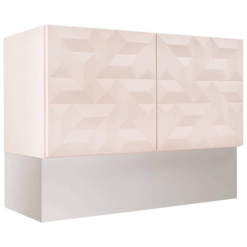 Small ‘Soft Nude’ Brutalist Sideboard