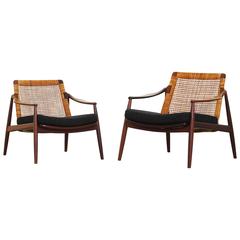 Belle paire de fauteuils de salon par Hartmut Lohmeyer pour Wilkhahn