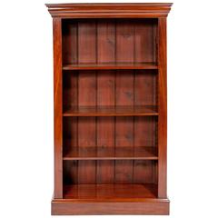 Fine Quality Mahogany Victorian Open Bookcase