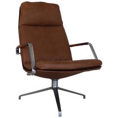 Executive lounge desk chair by Kastholm and Fabricius FK86