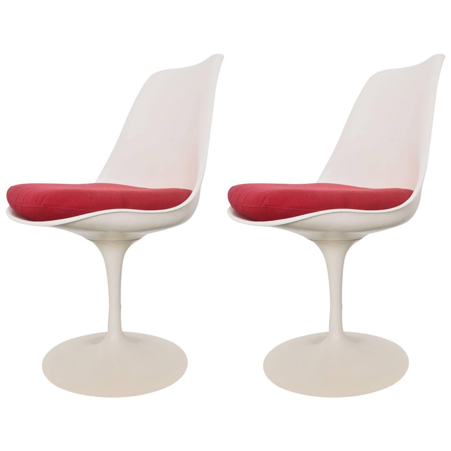 Pair of Eero Saarinen Tulip Chairs