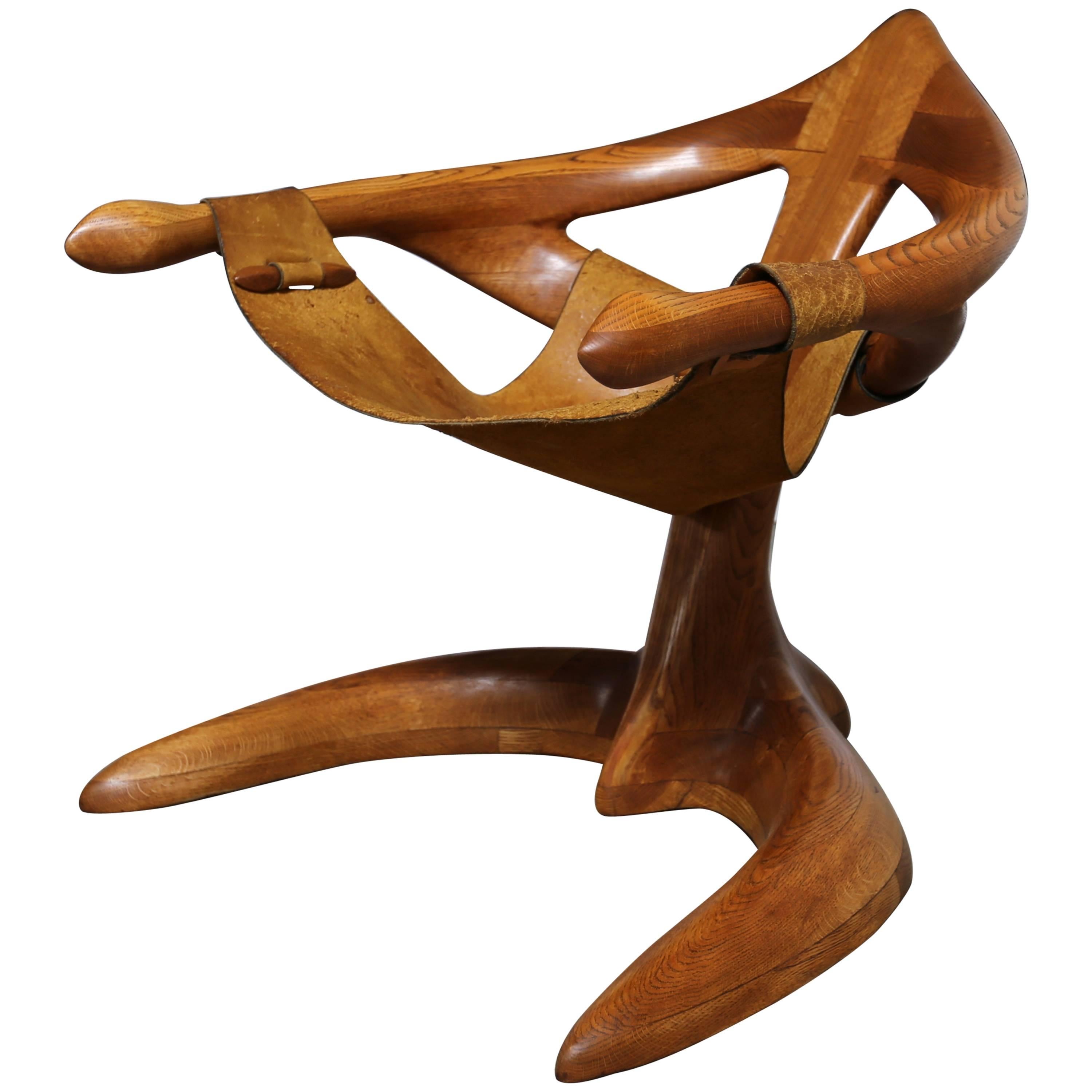 Studio Crafted Lounge Chair by Californian Woodworker Tim Crowder = MOVING SALE!