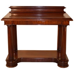 Antique 19th Century English Mahogany Console Table
