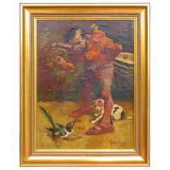 Vintage 20th Century Painting by Gustav Ohm