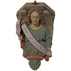 19th Century Polychromed Neo-Gothic Cantilever 5