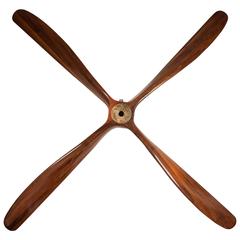Four-Bladed WWI S.E.5b British Biplane Fighter Aircraft Propeller
