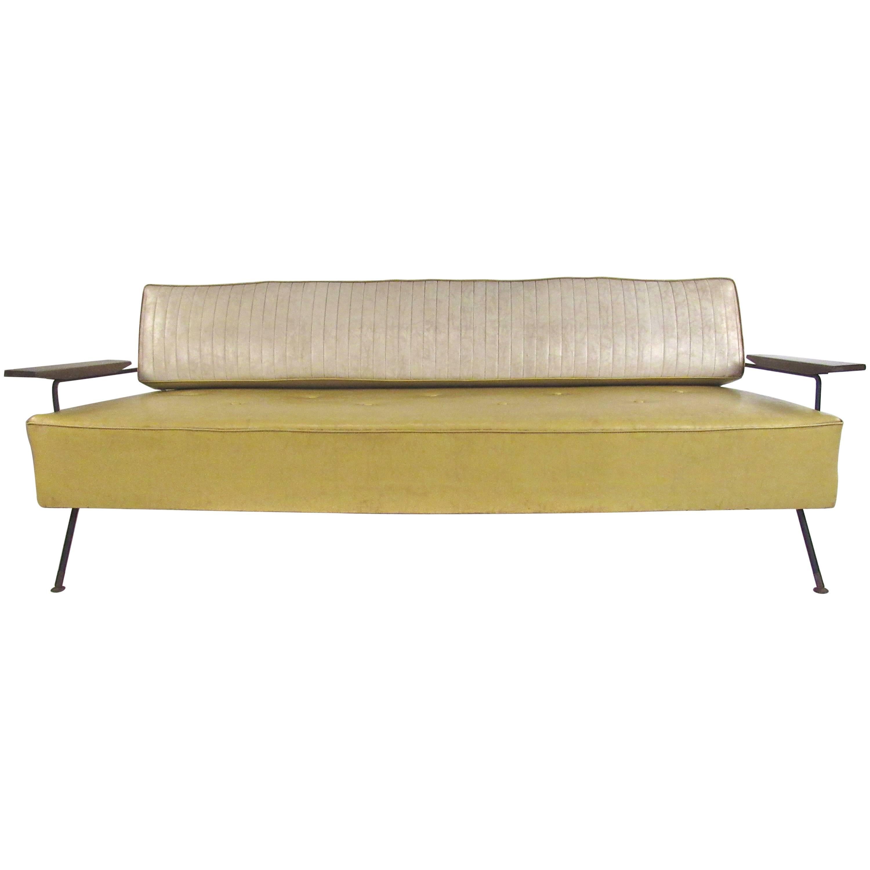 Midcentury Vinyl Daybed by Richard McCarthy for Selrite