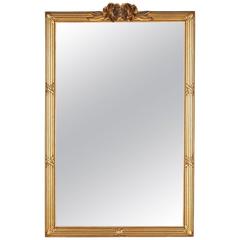 Vintage Louis XVI Style Giltwood Mirror, circa 1930s