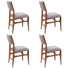 Vintage Set of Four Dining Chairs by Gio Ponti for Singer & Sons