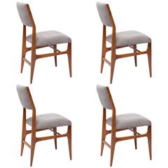 Set of Four Dining Chairs by Gio Ponti for Singer & Sons 9