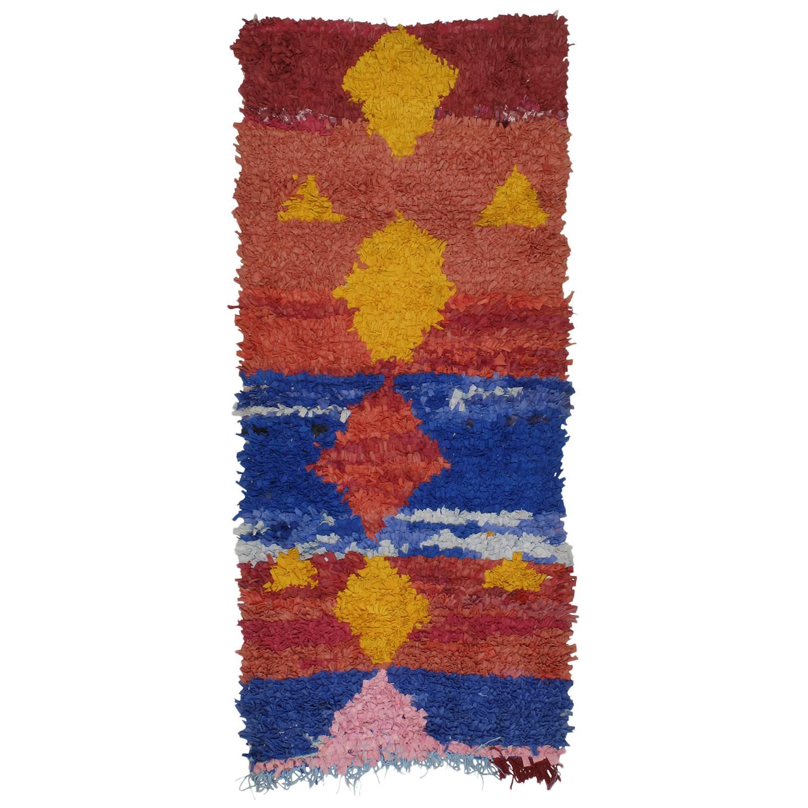 Moroccan "Boucherouite" Rug