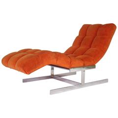 Milo Baughman Wave Chaise Longue