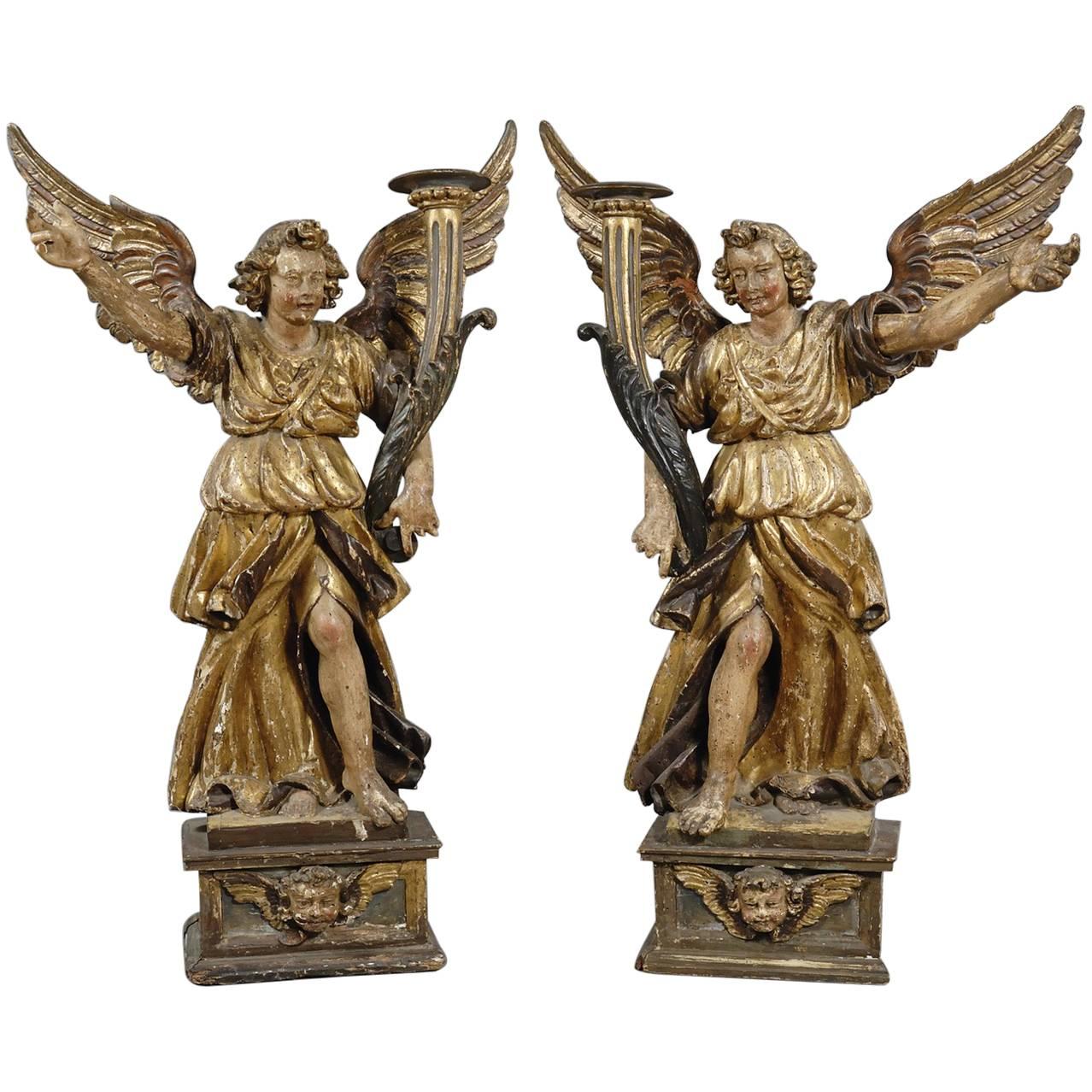 Pair of Lamp Holder Angles For Sale