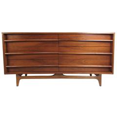 Mid-Century Modern Curved Front Dresser