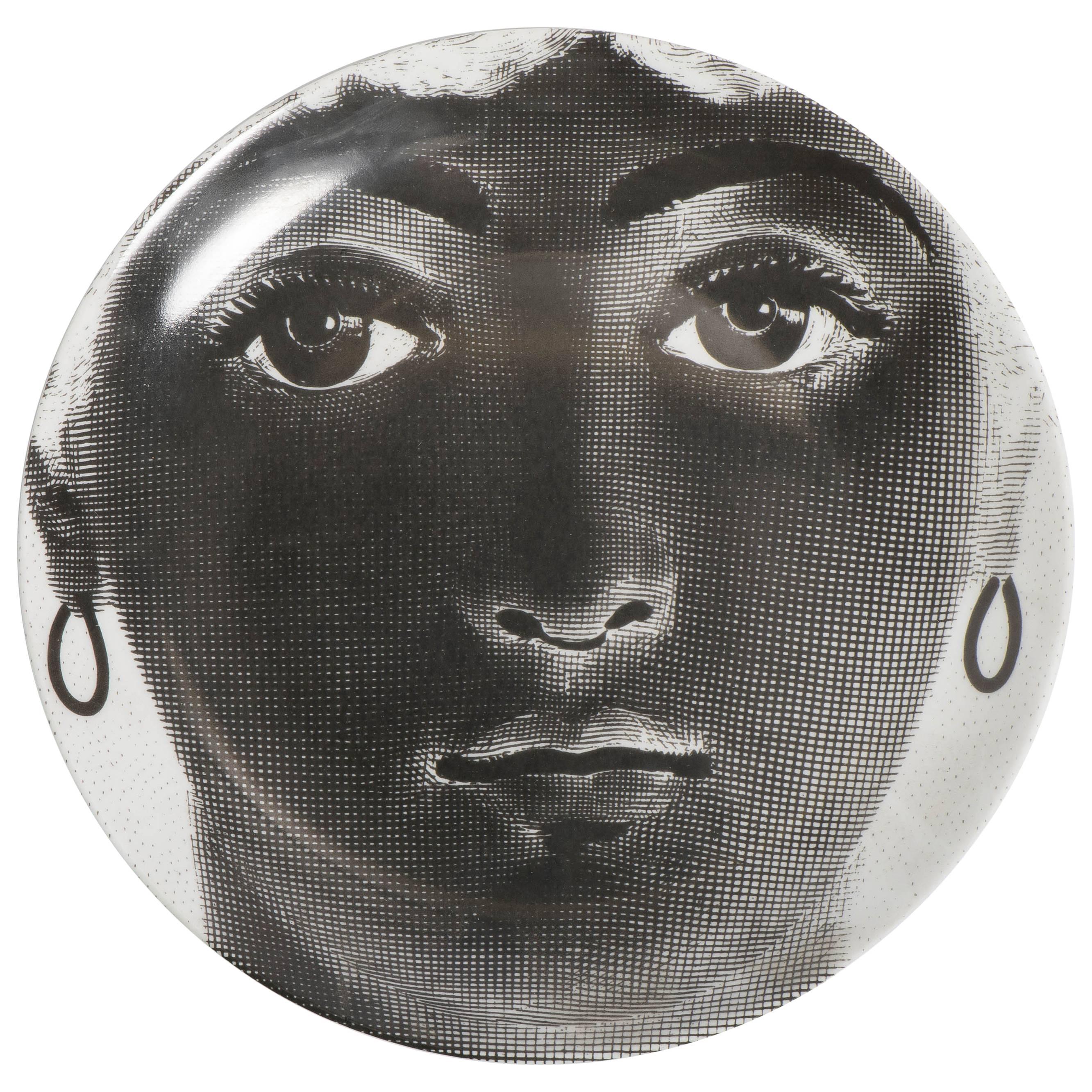 Atelier Fornasetti porcelain plate number 36, Italy circa 1990
