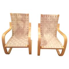 Pair of Alvar Aalto Armchairs