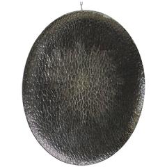Concave Handmade Hammered Large Wall Mirror, France, Contemporary 8