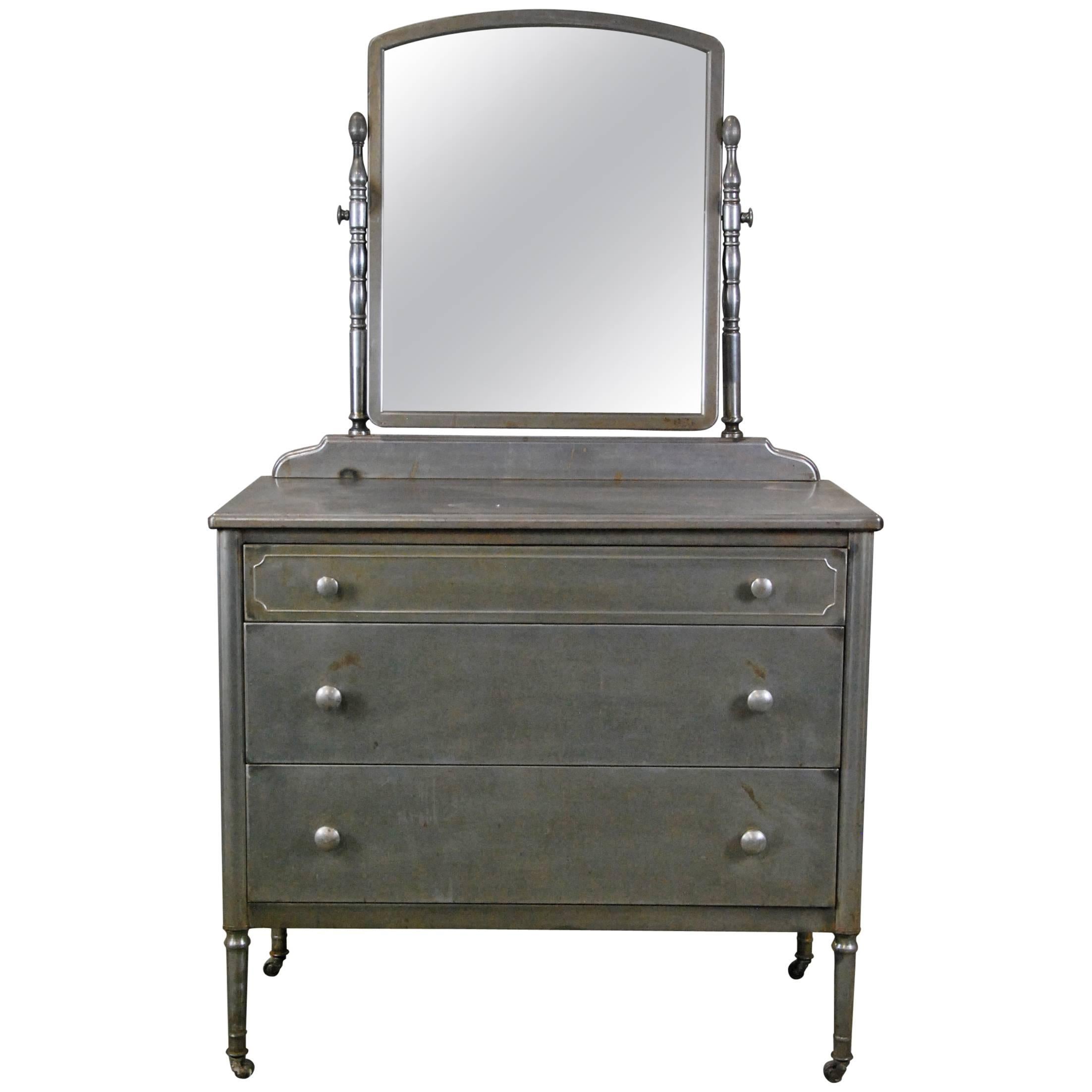 1930 Simmons Metal Low Boy Dresser