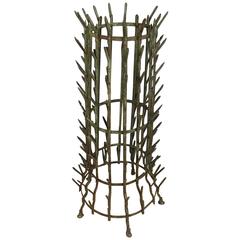 French Antique Bottle Dry Rack, Arras, 19th Century