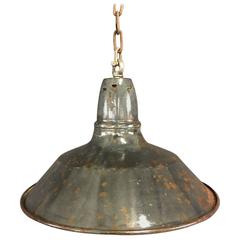 Antique Industrial Factory Enamel Pendant Light