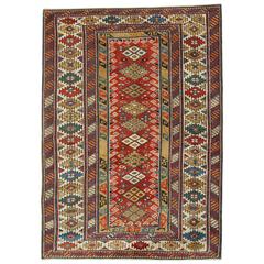 Antique Caucasian Kazak Rug 11