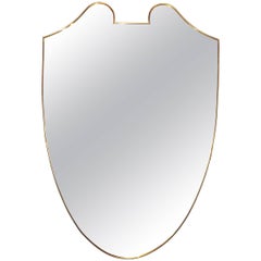 Italian Shield-Form Mirror
