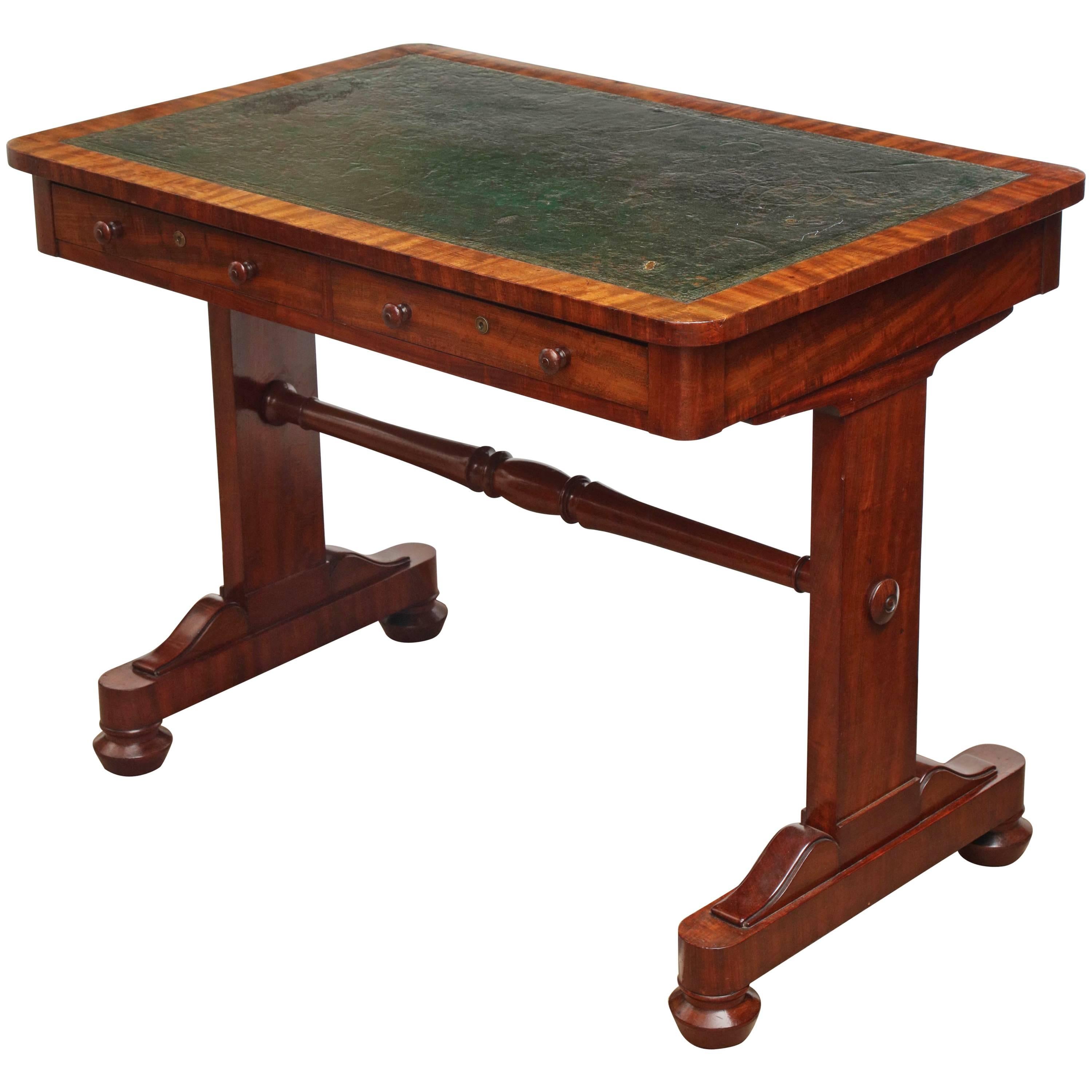 Early 19th Century English, Mahogany and Leather Top Desk by Gillows & Co
