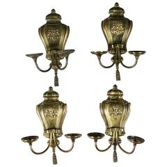 Gilt Bronze Caldwell Sconces