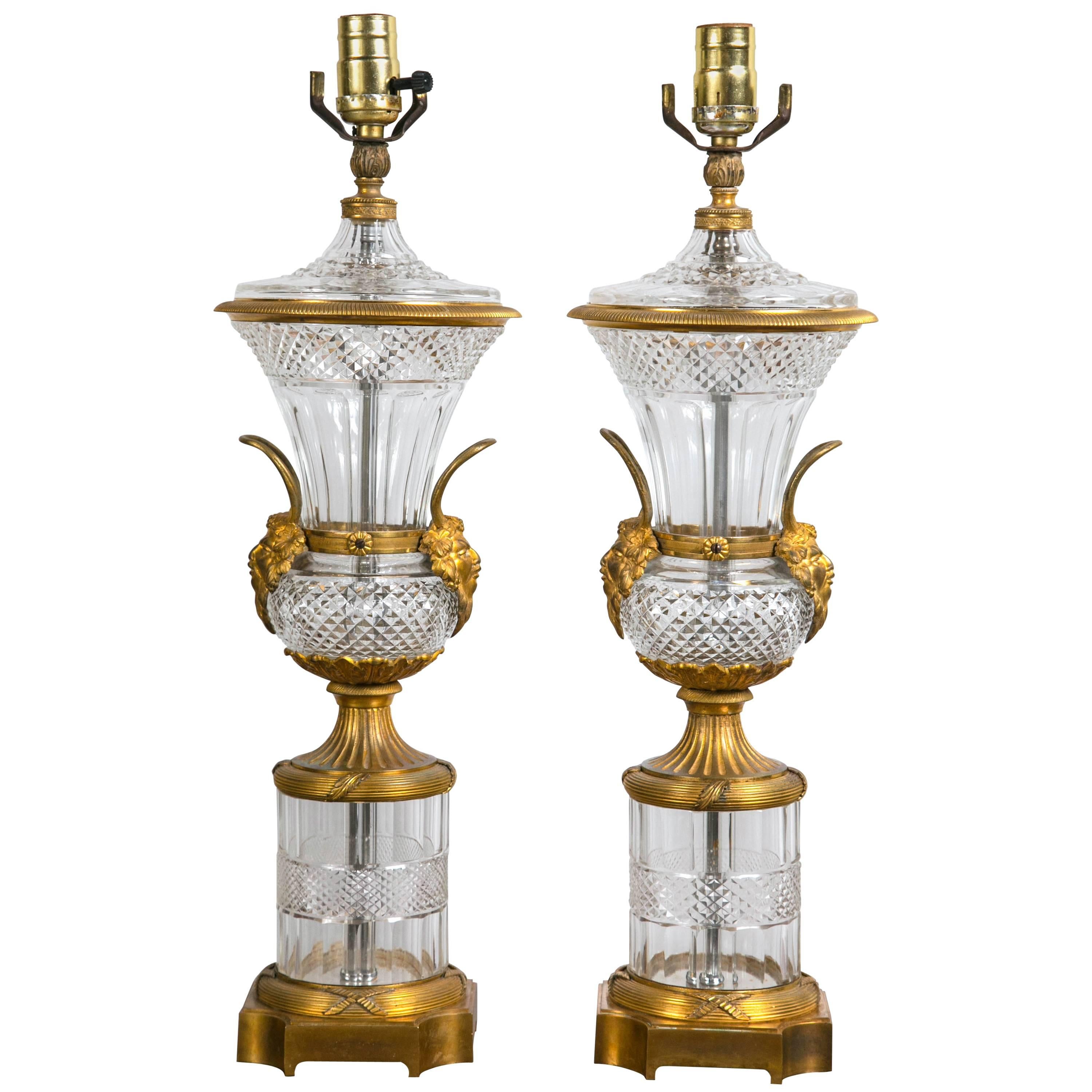 Baccarat Crystal Lamps