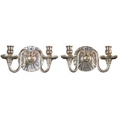 Caldwell Sconces with Mirrored Backplate