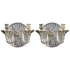 Silver Plated Caldwell Sconces