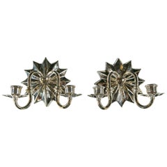 Caldwell Sconces with Starburst Backplate