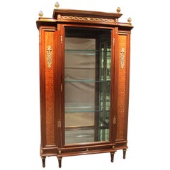 Large and Fine Early 20th Century Gilt Bronze-Mounted Vitrine by François Linke