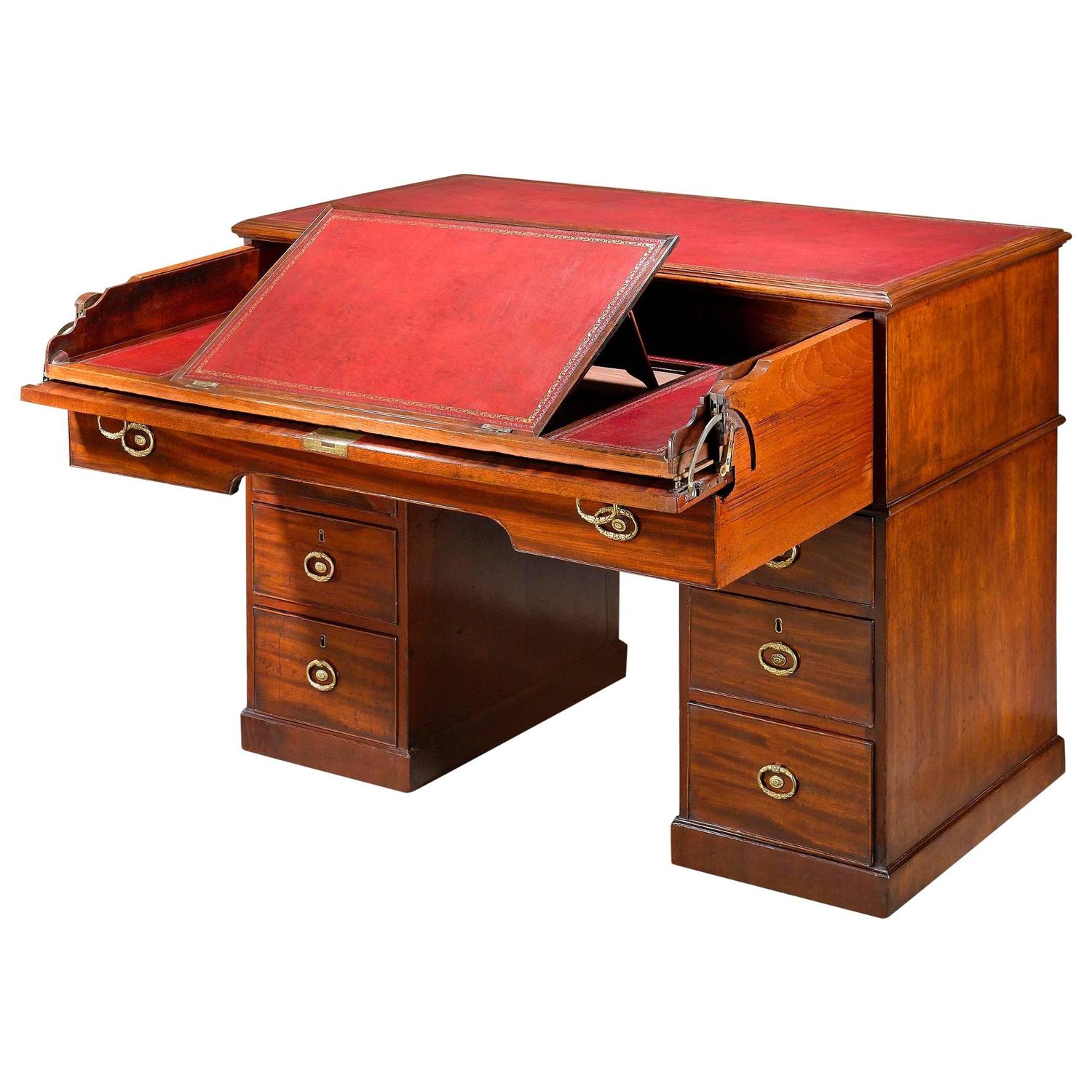 Regency Architect's Desk by Gillows For Sale at 1stdibs