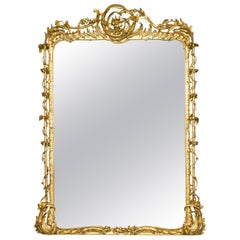 Rococo Revival Gilt Gesso Mirror