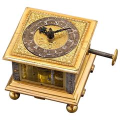 Renaissance Horizontal Table Clock 5